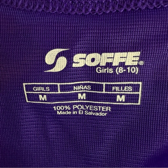 Soffe Tank Top Kids Purple Mesh size M - Picture 9 of 9